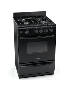 Cocina Ormay Vita Negro Multigas