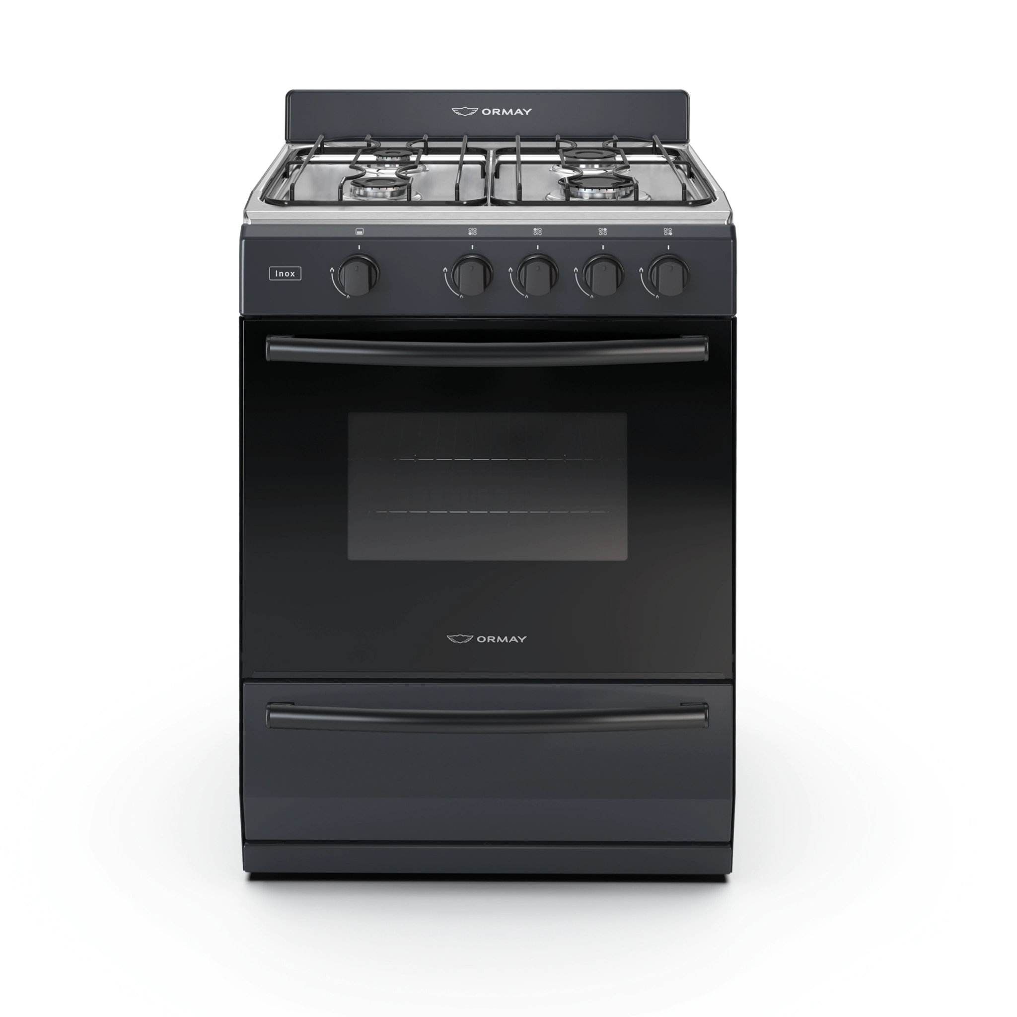 Cocina Ormay Inox Negra  