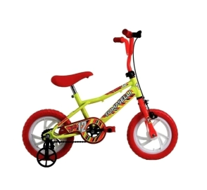 Bicicleta Tomaselli R12 Ruedas Macizas Amarrila