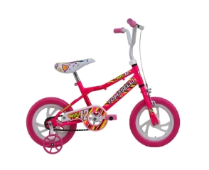 Bicicleta Tomaselli R12 Ruedas Macizas Rosa 