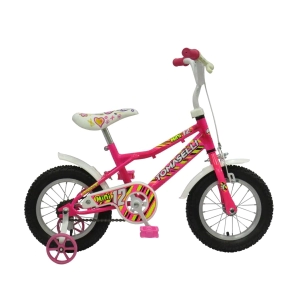 Bicicleta Tomaselli R12 Ruedas Macizas Rosa 