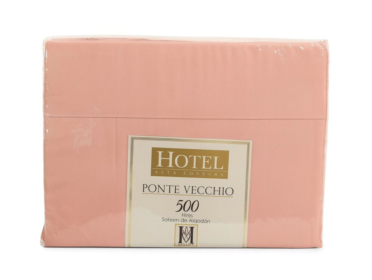 Sabana Hotel King Size 500 Hilos 100% Alg Salmon 