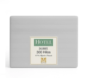 Sabanas Hotel King Size 300 Hilos Gris 100% Alg. 