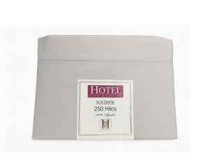 Sabanas Hotel 2½ 250 Hilos Gris 100% Alg. 