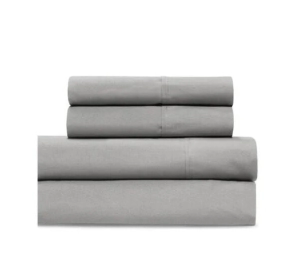 Sabanas Hotel 2½ 250 Hilos Gris 100% Alg.