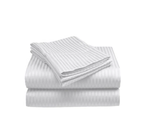 Sabanas Hotel King Size 300 Hilos Blanca 100% Alg.