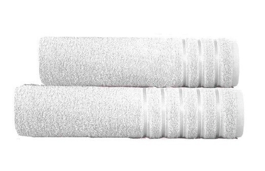 Juego de Toalla y Toalln Teka Confort 450 gramos Blanco 
