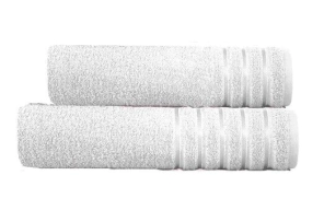 Juego de Toalla y Toalln Teka Confort 450 gramos Blanco 