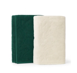 Juego de Toalla y Toallón Teka Solare 500g Verde