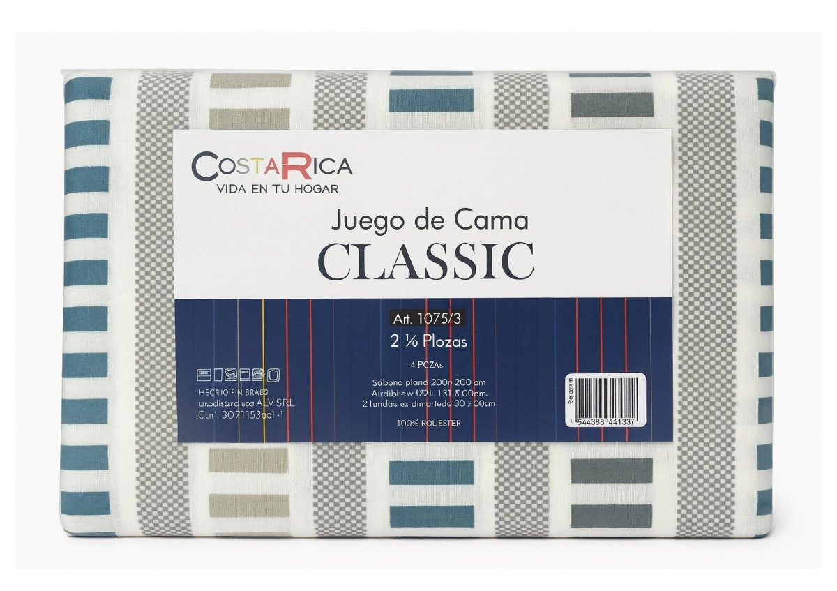 Sabanas 2 Costa Rica Microfibra 80Grs Rect. Petro 