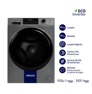 Lavasecarropas Drean 10Kg Inverter 6 Secado 