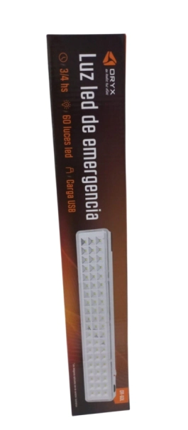 Luz de emergencia Oryx 60 Luces Led Carga USB