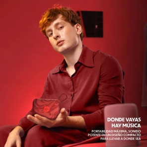 Parlante Stromberg POP Rojo 5W RMS - Luces