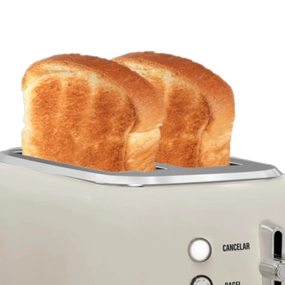 Tostadora Liliana  Retrotoast Crema AT928C