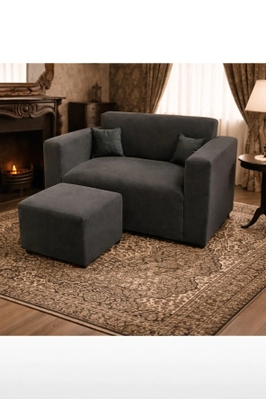 Sofa Noke Clasic S - Pana Negro