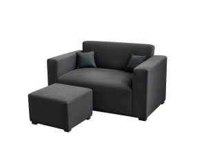 Sofa Noke Clasic S - Pana Negro 