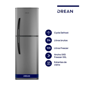 Heladera Drean HDR320F50E 314L Ciclica - Gris