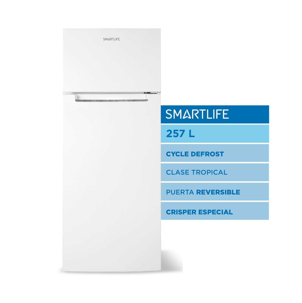 Heladera Smartlife 257L RFH260WH Blanca