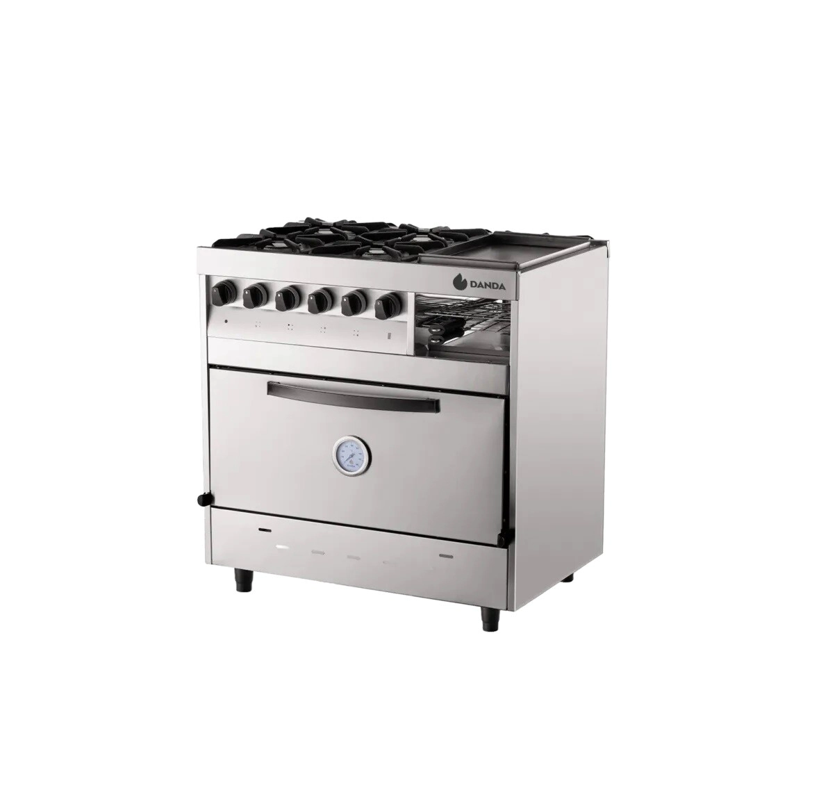 Cocina Danda Siena 4 con Plancha y Carlitera 87cm
