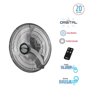 Ventilador de  Pared 20" Liliana VWC2016 con C/R