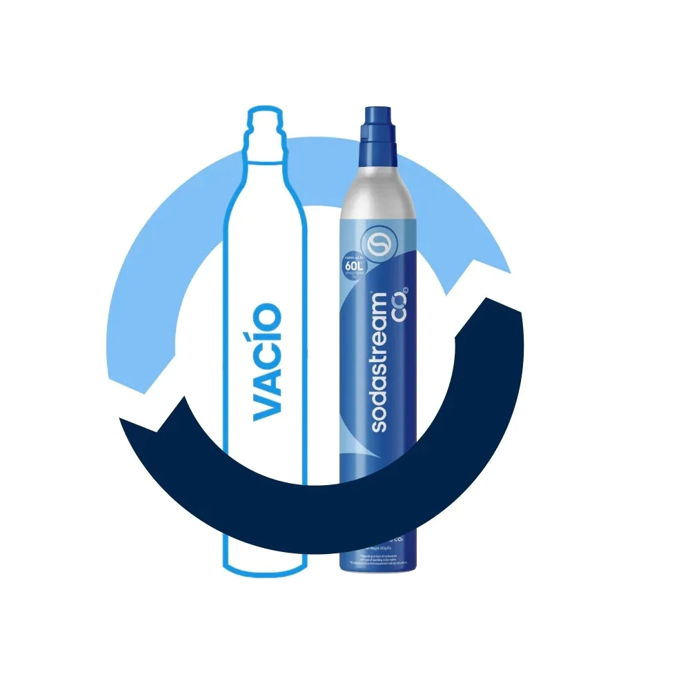 Recambio Cilindro Sodastream Celeste