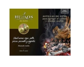 Astillas para Ahumar Humos  Olivo 140Gr