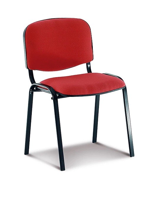 Silla Aimaretti Lobby Tapizada Roja 